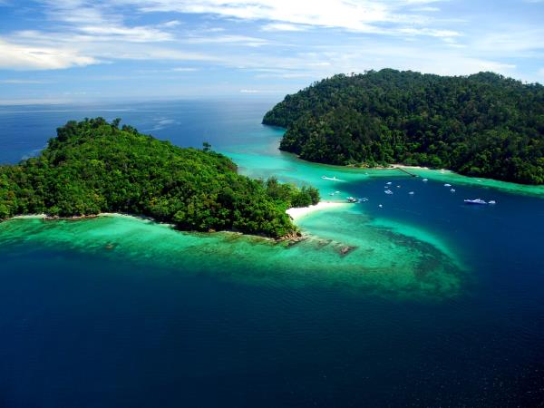 Luxury beach vacation in Borneo & Orangutans