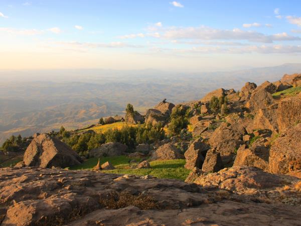 Trekking in Ethiopia, nr Lalibela 