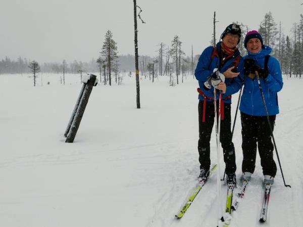 Cross-country skiing vacation in Finland's eastern wilderness