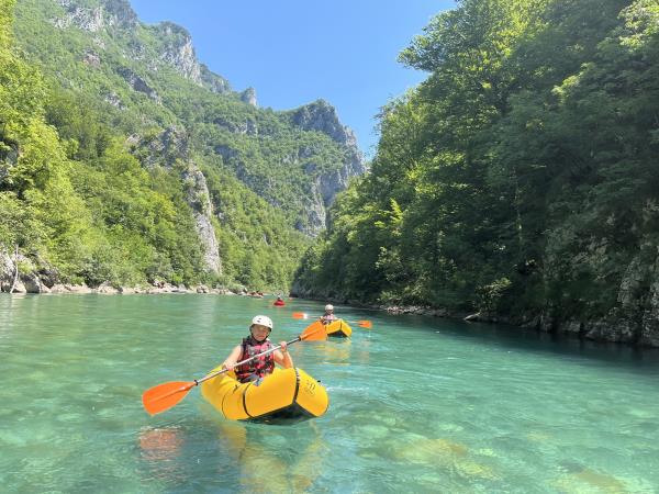 Montenegro packrafting vacation