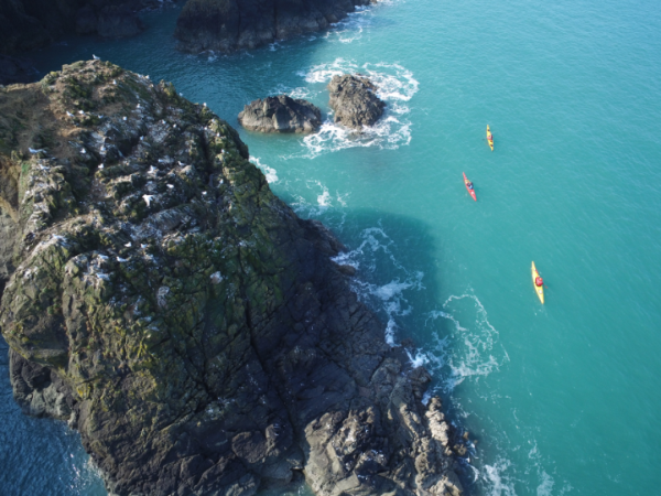 Sea kayaking vacation in Wales